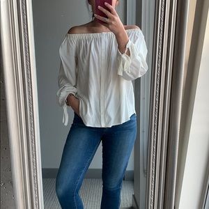 Off the shoulder blouse